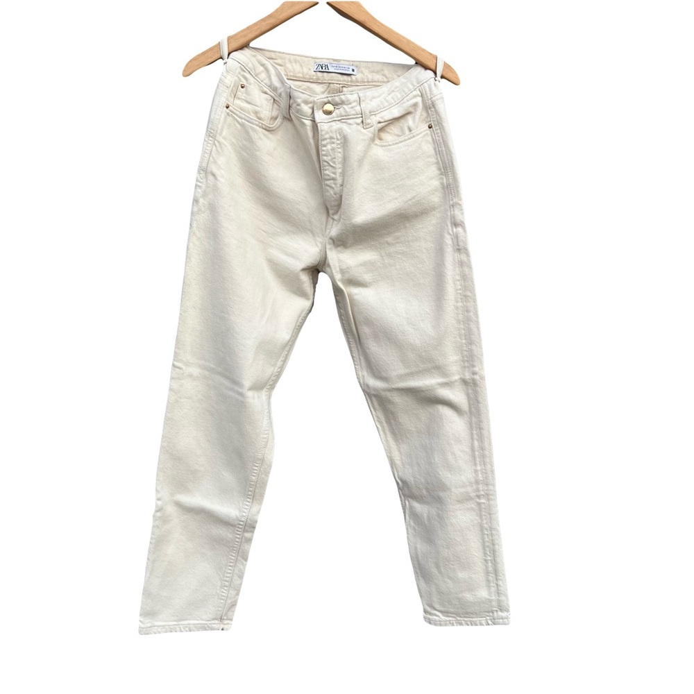 Zara Women's Cream Jeans